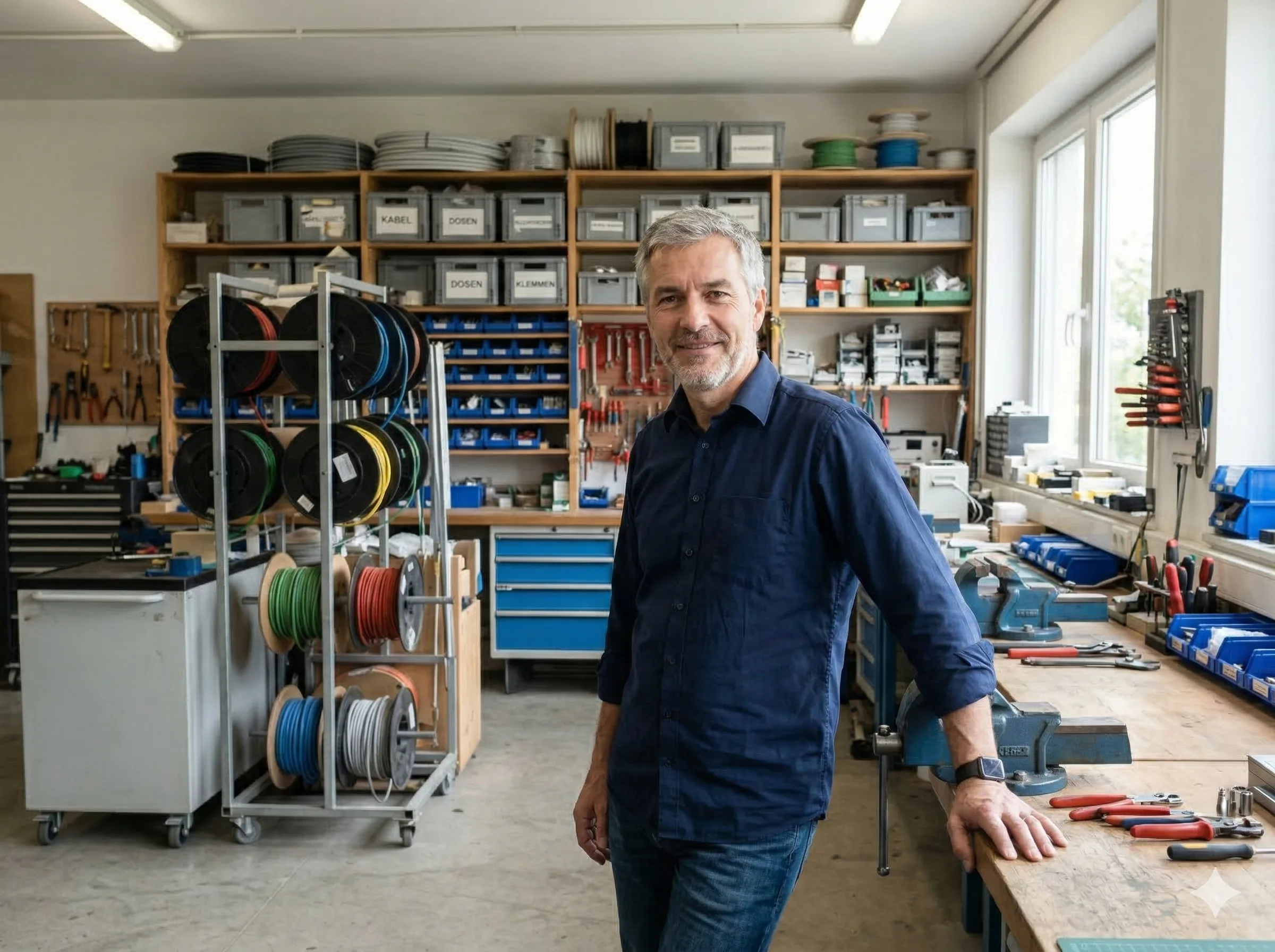 Thomas Schuster, Geschäftsführer von Elektro Schuster