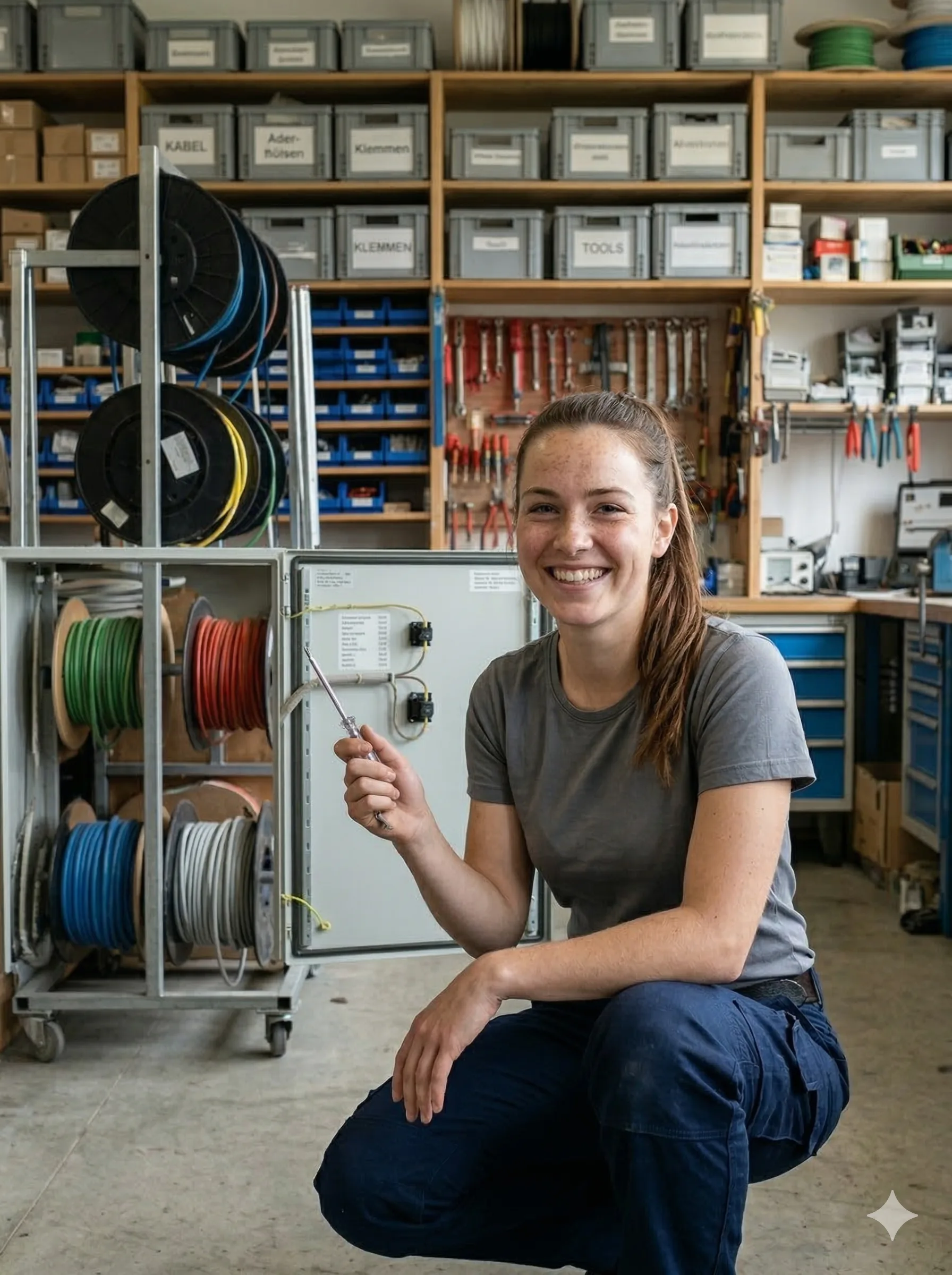 Anna Klein, Auszubildende